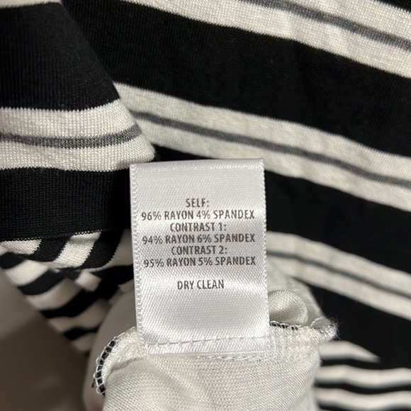 NWT Anthropologie Bailey 44 Annabeth Black Striped Column Dress Size S - Picture 7 of 7